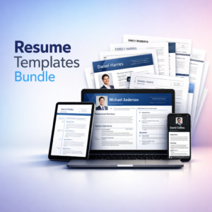 Modern Creative Resume Template – Stylish Professional CV Design (Editable & ATS Friendly)